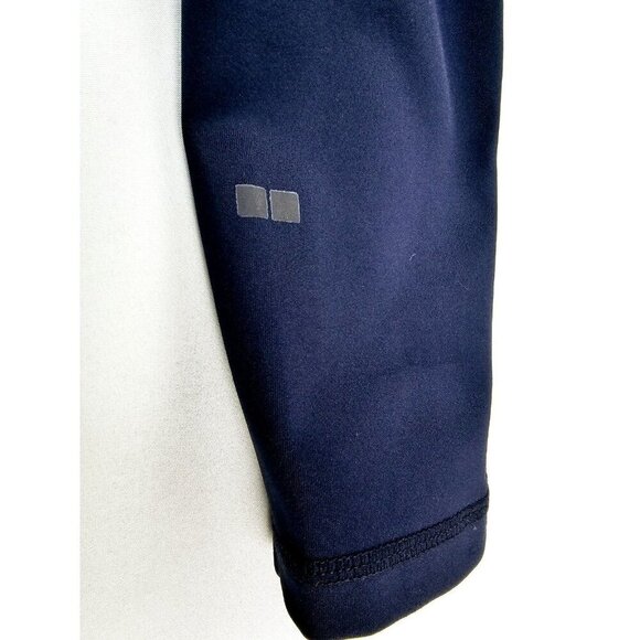 Uniqlo Size Small 28" Inseam Navy AIRism Hidden Pocket Women's Logo Yoga Pants - Picture 11 of 13